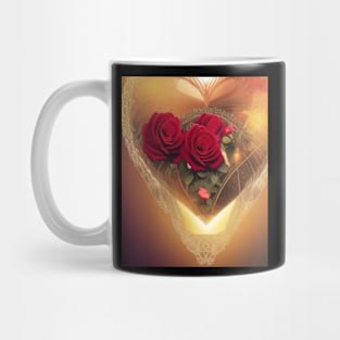 roses like a heart Mug